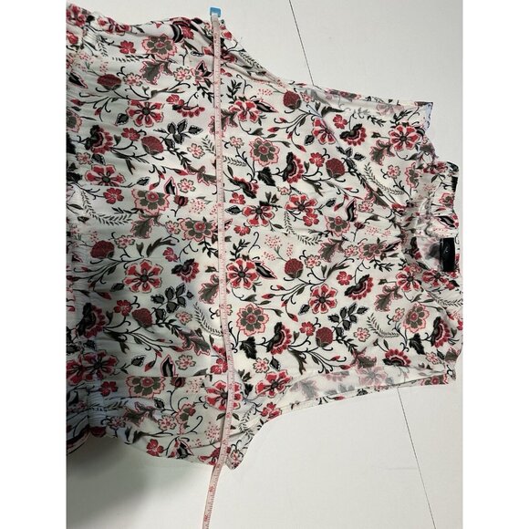 Torrid dress plus sz 1x Mini Stretch Challis Hi-Low floral casual Sleeveless - Picture 4 of 8